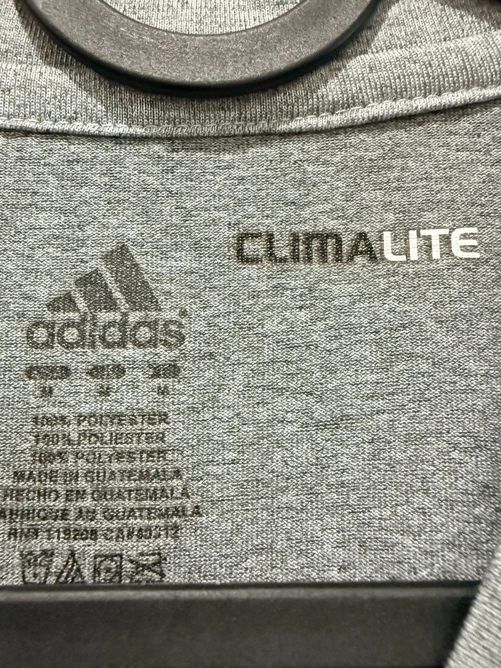 Adidas MLS Portland Timbers Grey Short Sleeve Climalite Performance Tee Size M